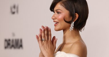 Cast member Zendaya attends a premiere for the film The Drama in Los Angeles, California, U.S., March 17, 2026. (Reuters Photo)