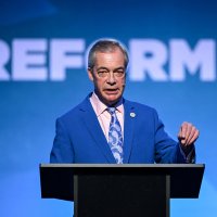Britain's Reform U.K. leader Nigel Farage responds to a question from a member of the media after announcing members of the party's shadow cabinet, in London, Britain, Feb. 17, 2026. (Reuters File Photo)