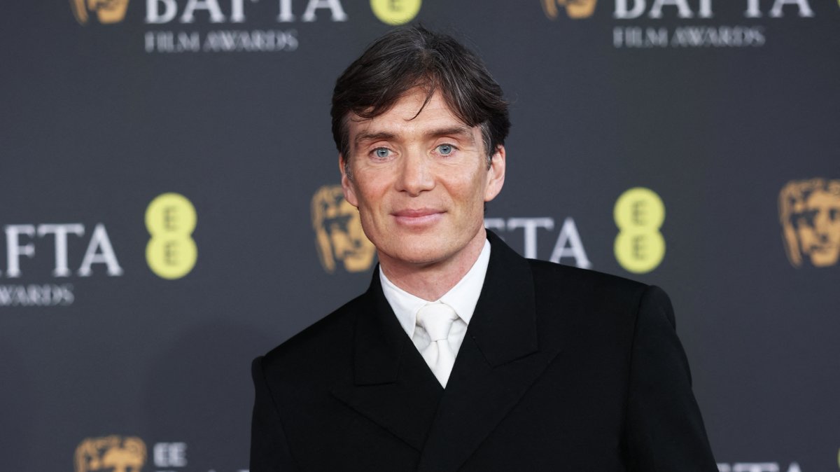 Cillian Murphy poses on the red carpet during the 2026 British Academy of Film and Television Awards (BAFTA) at the Royal Festival Hall in the Southbank Centre, London, U.K., Feb. 22, 2026. (Reuters Photo)
