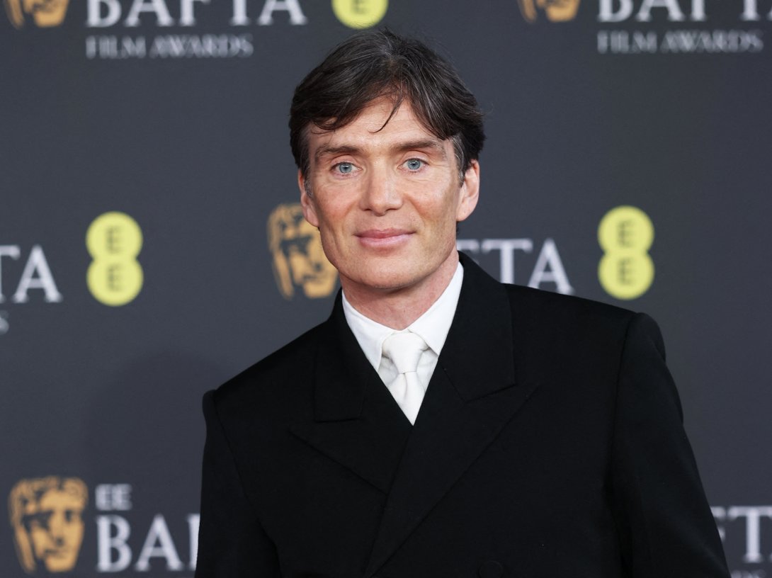 Cillian Murphy poses on the red carpet during the 2026 British Academy of Film and Television Awards (BAFTA) at the Royal Festival Hall in the Southbank Centre, London, U.K., Feb. 22, 2026. (Reuters Photo)