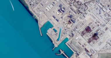 This satellite image from Planet Labs PBC shows the Bushehr Nuclear Power Plant in Bushehr, Iran, Dec. 7, 2025. (AP Photo)