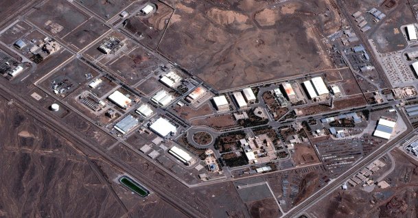 This handout satellite image courtesy of Vantor shows the Natanz Nuclear Facility near Natanz, Isfahan province, in central Iran, March 7, 2026. (AFP Photo)