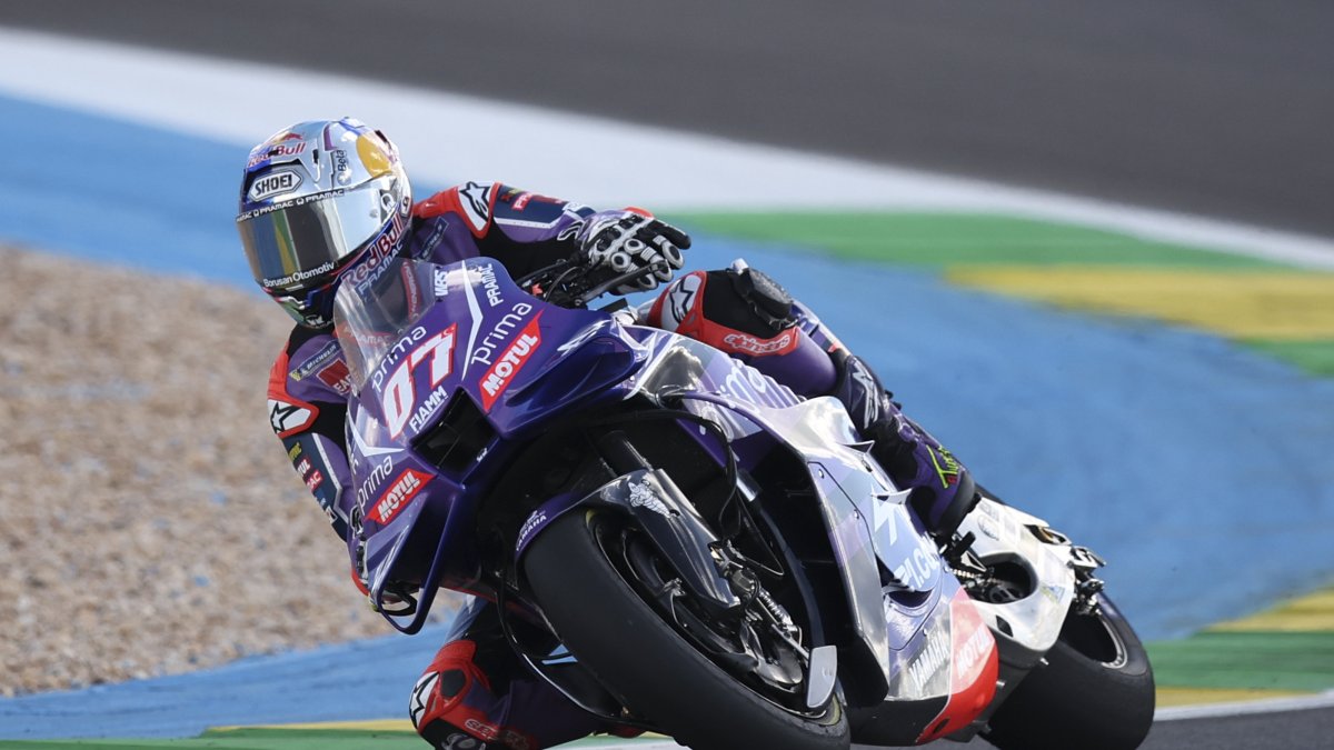 Toprak Razgatlıoğlu competes for Prima Pramac Racing during the MotoGP sprint race at Ayrton Senna International Circuit, Goiania, Brazil, March 22, 2026. (AA Photo)