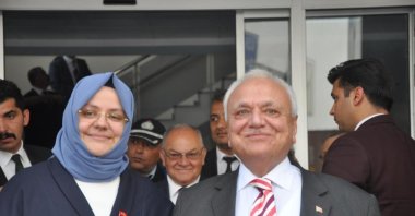 An undated photo taken in an undisclosed location shows Zehra Zümrüt Selçuk (L) and Atilla Koç. (IHA Photo)