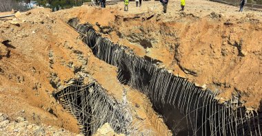 A damaged bridge following an Israeli strike near Qasmiyeh, Lebanon, March 23, 2026. (Reuters Photo)