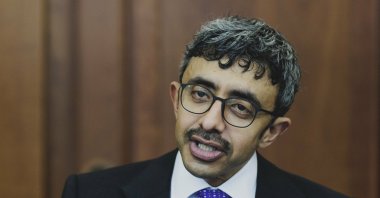 Sheikh Abdullah bin Zayed Al Nahyan, Foreign Minister of the United Arab Emirates, taken in Berlin, Feb. 20, 2024. (AFP File Photo)