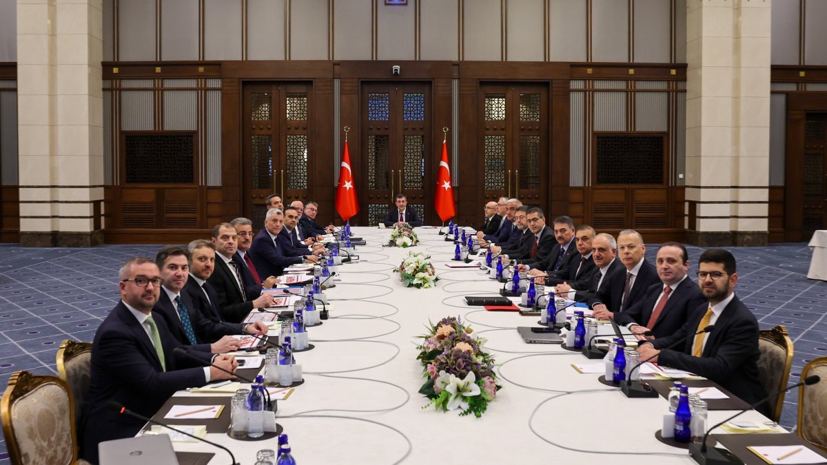 The Economic Coordination Council (EKK) meets under the chairmanship of Vice President Cevdet Yılmaz, Ankara, Türkiye, March 24, 2026. (AA Photo)