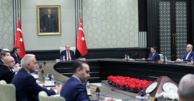 President Recep Tayyip Erdoğan chairs the Cabinet meeting, Ankara, Türkiye, March 24, 2026. (İHA Photo)