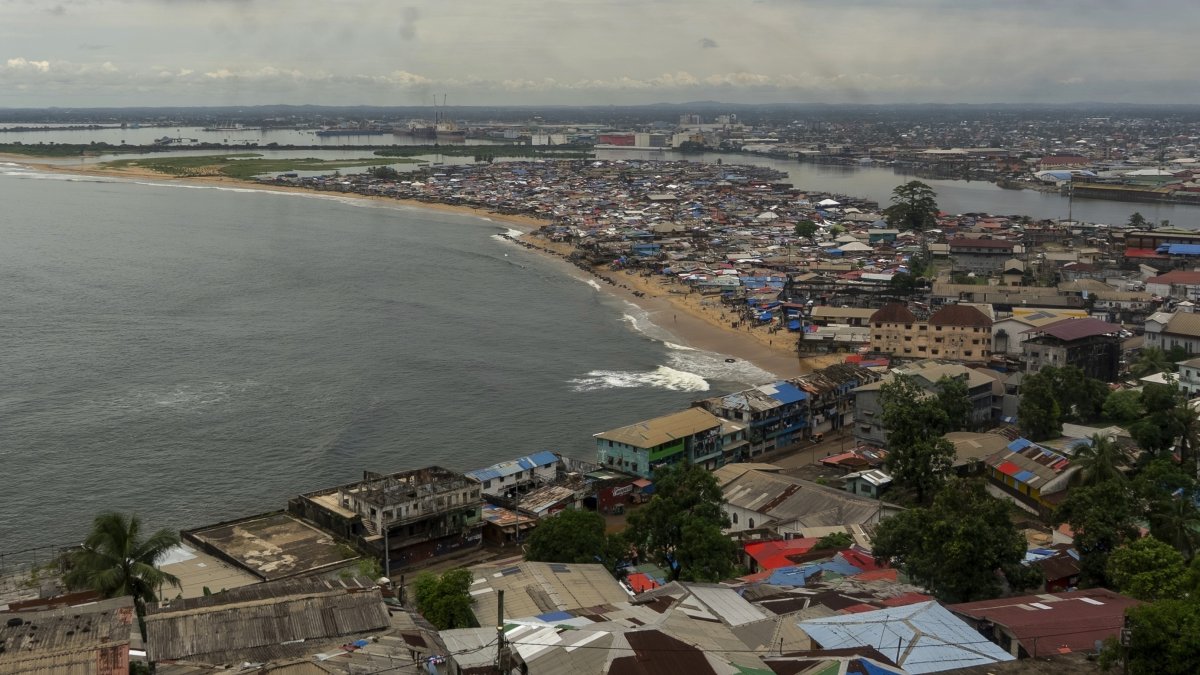 A view of Monrovia, Liberia, June 15, 2025. (AP Photo) 