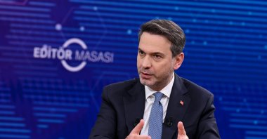 Energy and Natural Resources Minister Alparslan Bayraktar speaks during an interview, Ankara, Türkiye, March 25, 2026. (AA Photo)