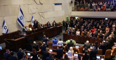 India's Prime Minister Narendra Modi addresses a special session of the Knesset, Israel's parliament, in Jerusalem, Feb. 25, 2026. (Reuters File Photo)