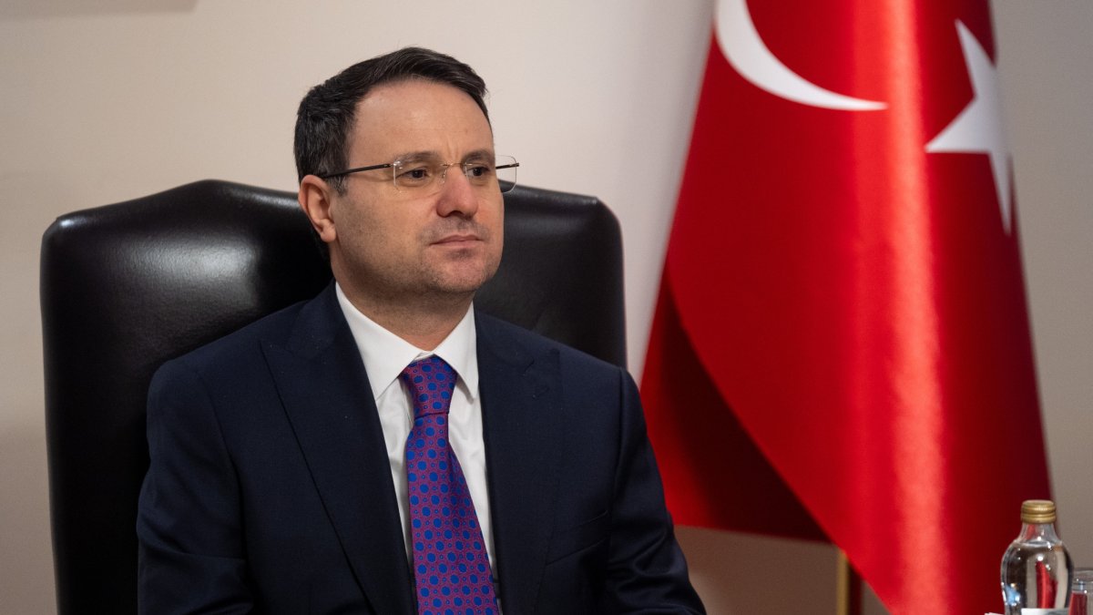 Justice Minister Akın Gürlek attends an event, Ankara, Türkiye, March 25, 2026. (AA Photo)