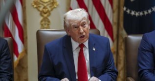 epa12851194 US President Donald J. Trump delivers remarks during a cabinet meeting in the Cabinet Room of the White House in Washington, D.C., March 26, 2026. (EPA Photo)