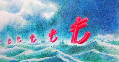 "For developing countries like Türkiye, this creates pressure from two directions: On the one hand, the rising energy bill, and on the other, increasingly difficult external financing conditions." (Illustration by Erhan Yalvaç)