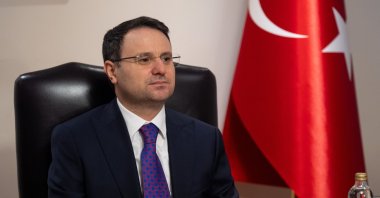 Justice Minister Akın Gürlek attends an event, Ankara, Türkiye, March 25, 2026. (AA Photo)