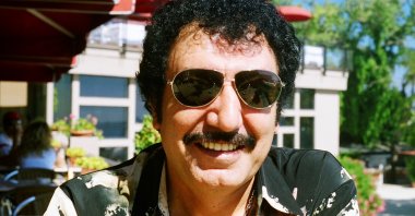 Renowned Turkish singer Müslüm Gürses poses for a photo, Istanbul, Türkiye, July 1, 2017. (Getty Images Photo)