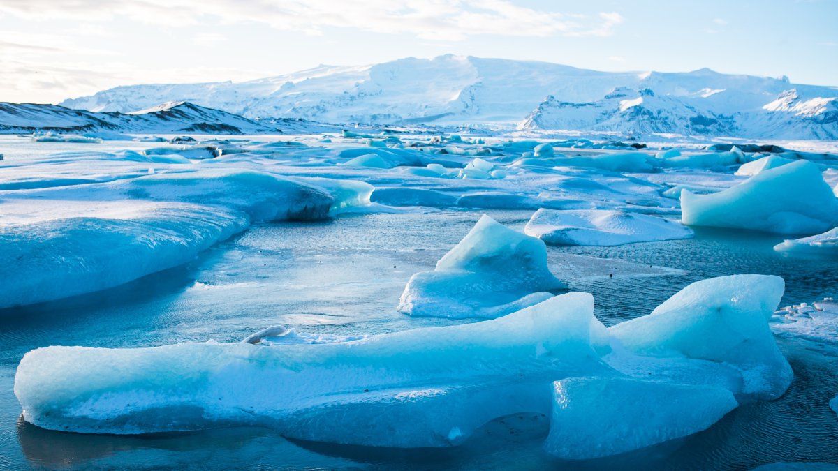 Unlike land-based ice, such as glaciers or ice sheets, melting sea ice does not directly raise sea levels. (Shutterstock Photo)