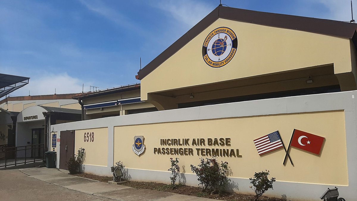Facilities at the Incirlik Air Base, Adana, south-eastern Türkiye, March 18, 2026. (AFP Photo)