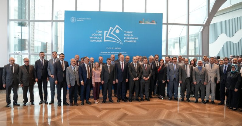 Participants attend the Turkic World Publishing Congress, Ankara, Türkiye, March 27, 2026. (AA Photo)