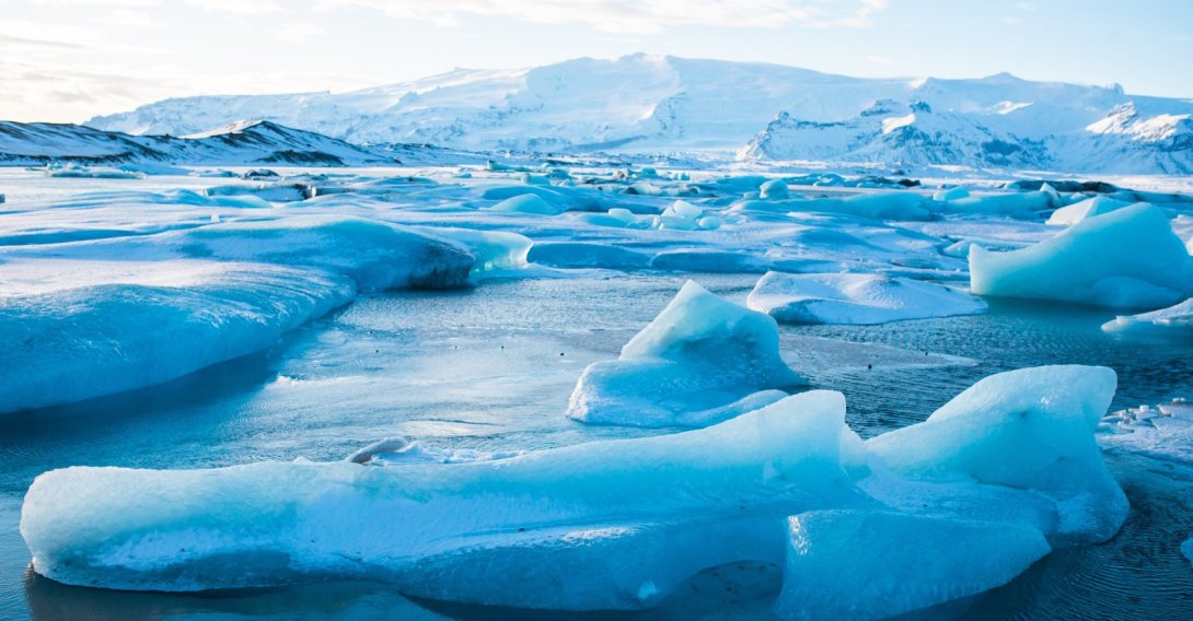 Unlike land-based ice, such as glaciers or ice sheets, melting sea ice does not directly raise sea levels. (Shutterstock Photo)