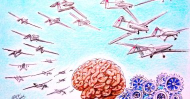 "AI, autonomous systems, space capabilities and cyber power will shape the character of future conflicts. But none of these will matter if they cannot be sustained." (Illustration by Erhan Yalvaç)