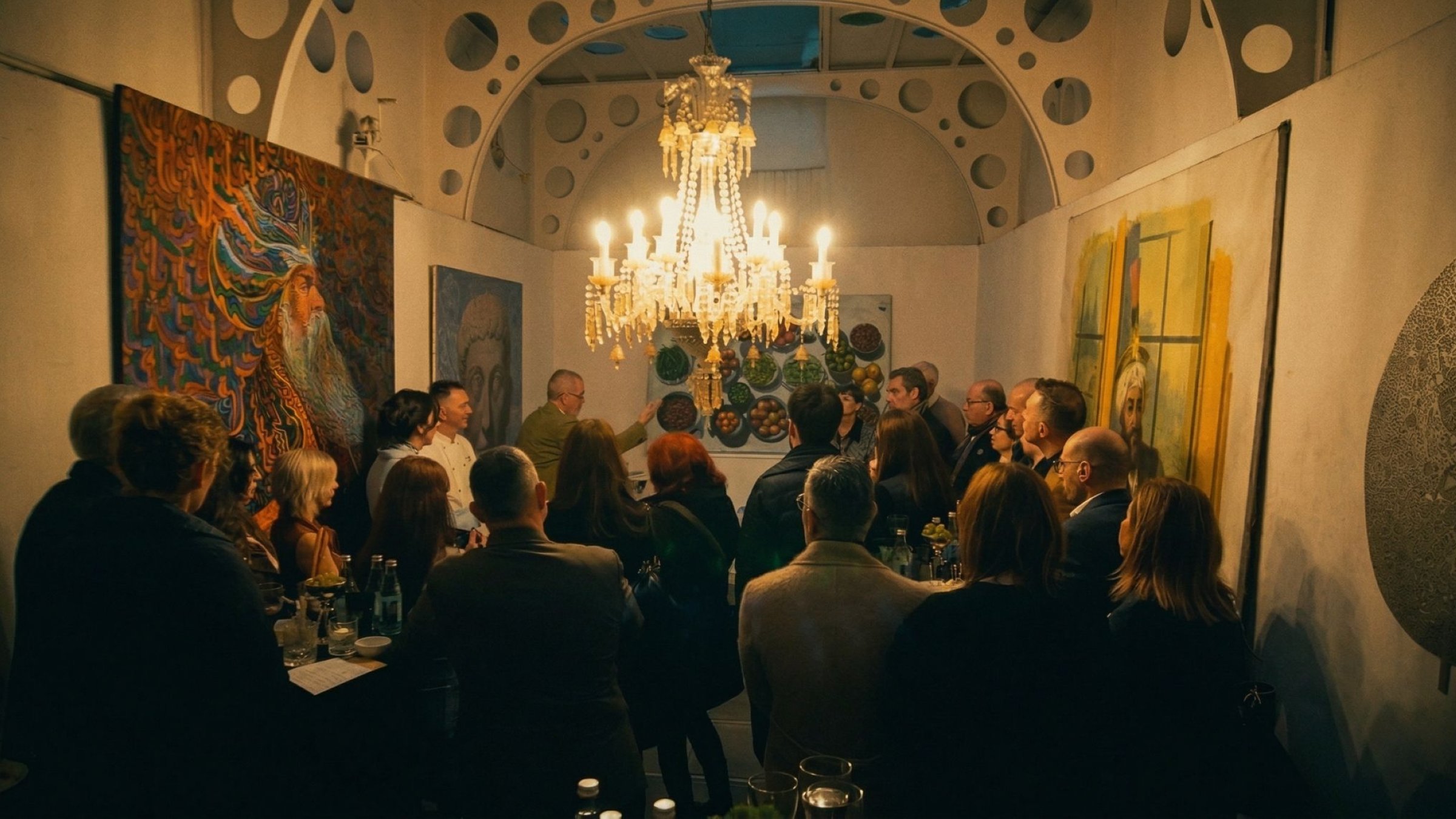 Attendees gather during the launch of “In Communication We Trust,” a book by Ipek Tekdemir in Istanbul, Türkiye, March 29, 2026. (Photo by Ipek Tekdemir)