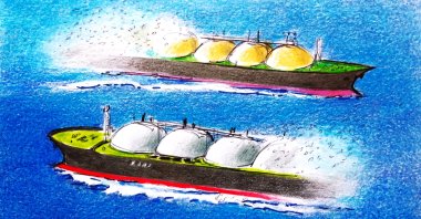 "It is estimated that war-related infrastructure damage has knocked out 12.8 million tonnes per annum (mtpa) of Qatari LNG capacity." (Illustration by Erhan Yalvaç)