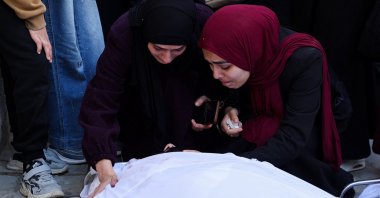 Palestinians mourn a loved one killed in an Israeli airstrike on Gaza, Palestine, March 30, 2026. (Reuters Photo)