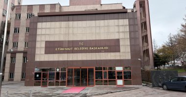 The general view of the Etimesgut Municipality building, Ankara, Türkiye, March 30, 2026. (IHA Photo) 