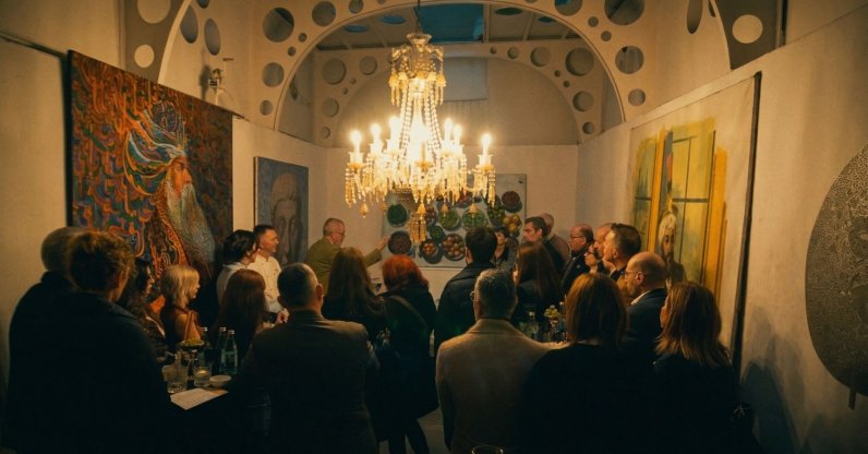Attendees gather during the launch of “In Communication We Trust,” a book by Ipek Tekdemir in Istanbul, Türkiye, March 29, 2026. (Photo by Ipek Tekdemir)
