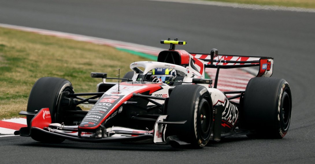 Haas' Oliver Bearman during the Japanese Grand Prix race at the Suzuka Circuit, Suzuka, Japan, March 29, 2026. (Reuters Photo)