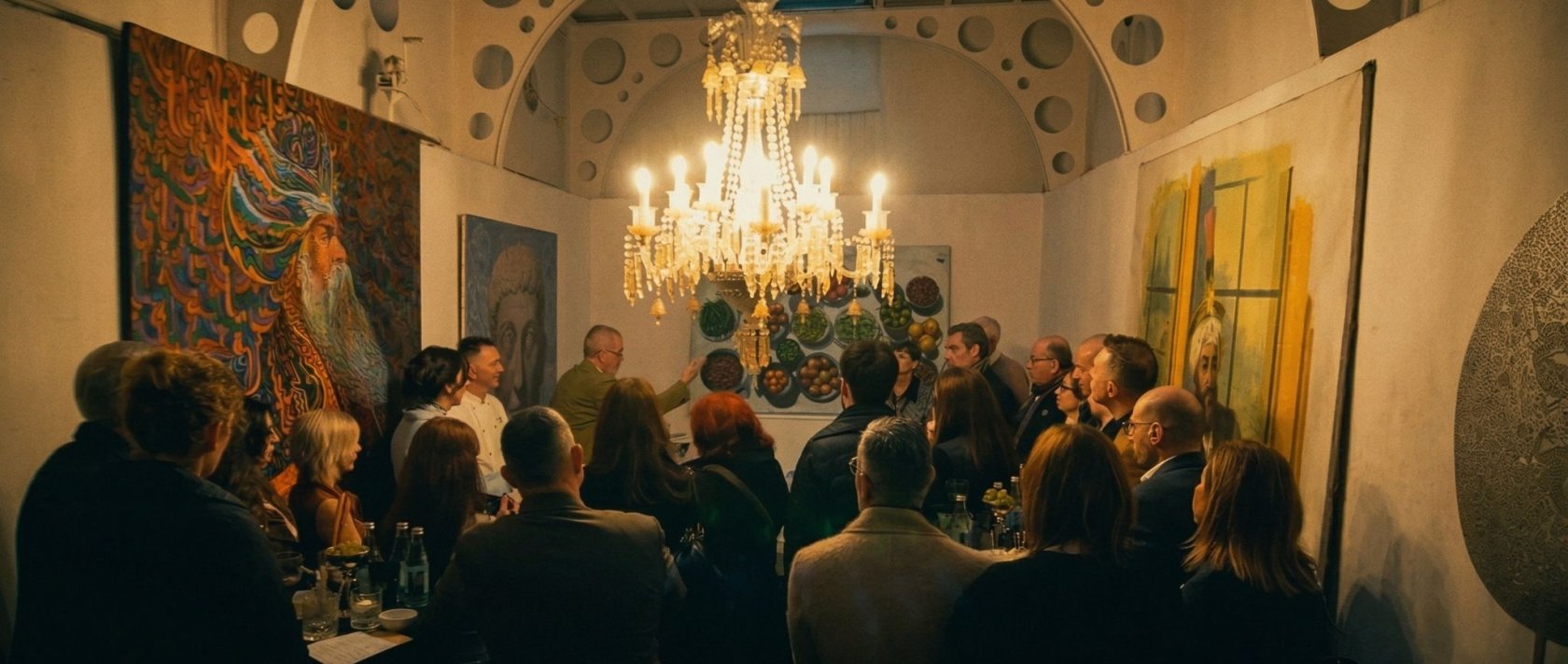Attendees gather during the launch of “In Communication We Trust,” a book by Ipek Tekdemir in Istanbul, Türkiye, March 29, 2026. (Photo by Ipek Tekdemir)