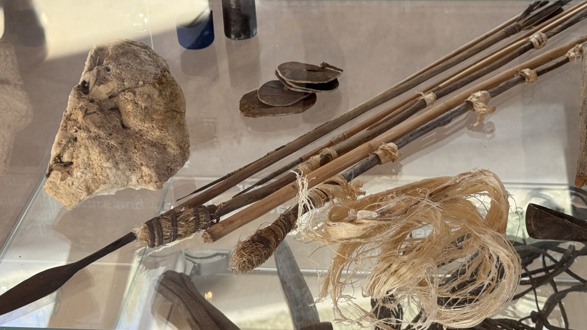 Items used by Khoisan people, Cape Town, South Africa, March 24, 2026. (AA Photo)