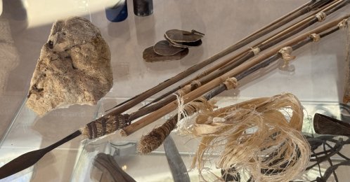 Items used by Khoisan people, Cape Town, South Africa, March 24, 2026. (AA Photo)