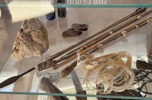 Items used by Khoisan people, Cape Town, South Africa, March 24, 2026. (AA Photo)