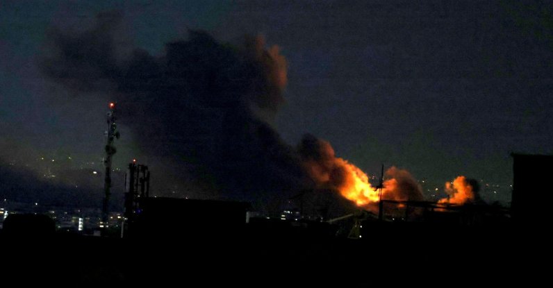 A plume of smoke rises from the site of a strike in Tehran, Iran, March 29, 2026. (AFP Photo)