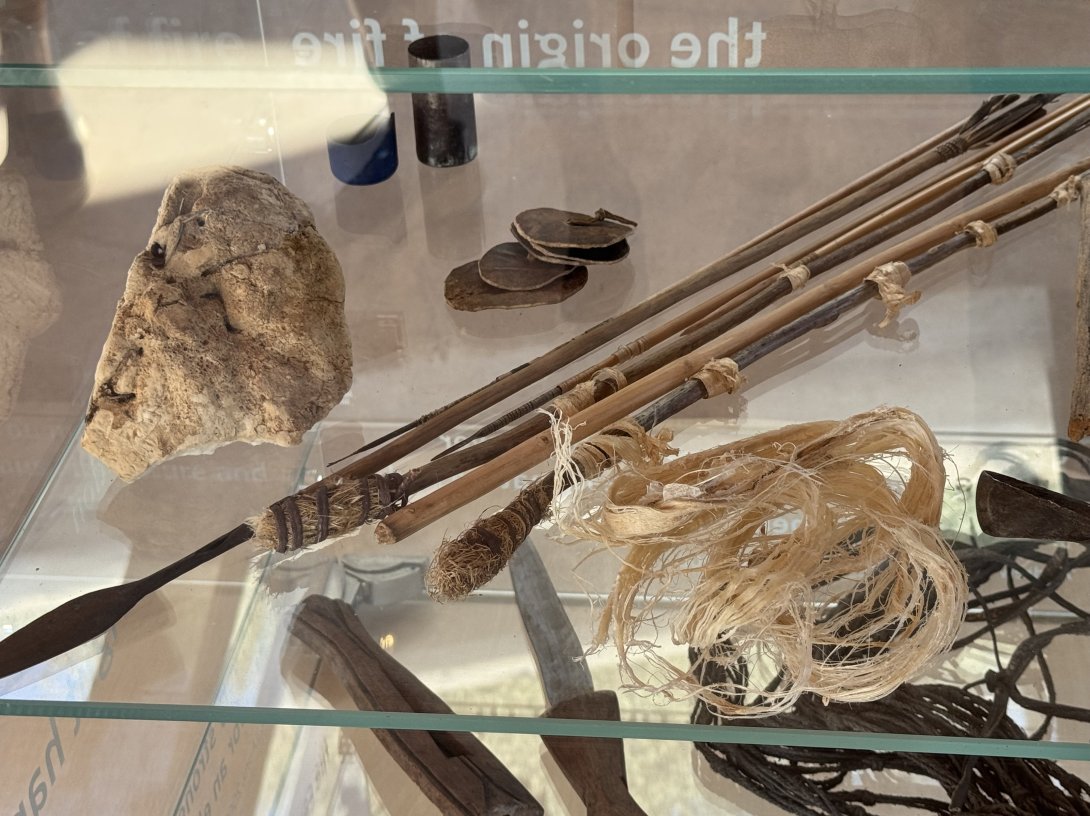 Items used by Khoisan people, Cape Town, South Africa, March 24, 2026. (AA Photo)