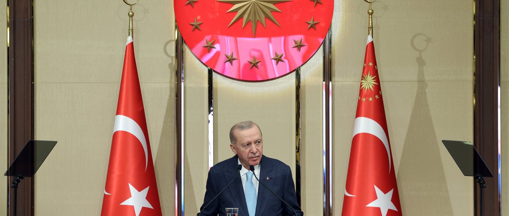 President Recep Tayyip Erdoğan speaks at the program held at the Presidential Complex, Ankara, Türkiye, March 31, 2026. (DHA Photo)