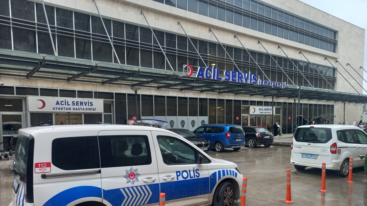 Migrants rescued from the boat receive treatment at a hospital in Bodrum, Muğla, Türkiye, April 1, 2026. (AA Photo)