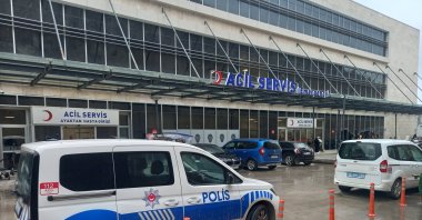 Migrants rescued from the boat receive treatment at a hospital in Bodrum, Muğla, Türkiye, April 1, 2026. (AA Photo)