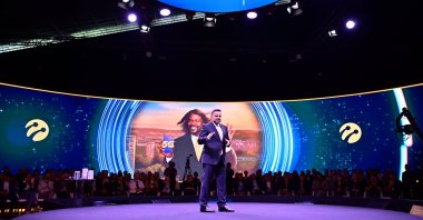 Turkcell CEO Ali Taha Koç speaks at a 5G launch event, Istanbul, Türkiye, April 1, 2026. (AA Photo)