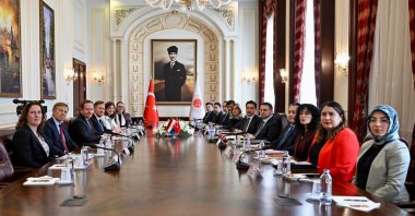 Delegations from the justice ministries of Türkiye and the Netherlands attended the meeting, Ankara, Türkiye, April 1, 2026. (AA Photo)