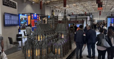 Visitors explore exhibits at the Heritage Istanbul fair in Istanbul, Türkiye, April 1, 2026. (AA Photo)