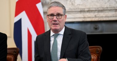 Britain's Prime Minister Keir Starmer attends a meeting to discuss the U.S.-Israeli conflict with Iran and the impact on the Strait of Hormuz, in London, U.K., March 30, 2026. (Reuters Photo)