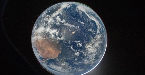 A view of Earth taken by NASA astronaut and Artemis II Commander Reid Wiseman from one of the Orion spacecraft’s window after completing the translunar injection burn, April 2, 2026. (Reuters Photo)