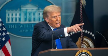 U.S. President Donald Trump attends a press conference at the White House in Washington, DC, U,S., June 27, 2025. (DHA Photo)