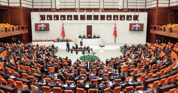 An undated photo of Parliament in session, Ankara, Türkiye. (DHA Photo)