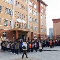 Students and teachers return to classrooms after the second mid-year break, Ankara, Türkiye, March 23, 2026. (AA Photo)