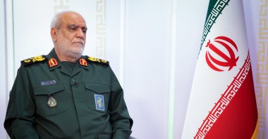 This undated photo shows Maj. Gen. Majid Khademi during a meeting at an undisclosed location.