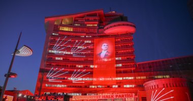 A view of the CHP headquarters, Ankara, Türkiye, Sept. 9, 2025. (DHA Photo)